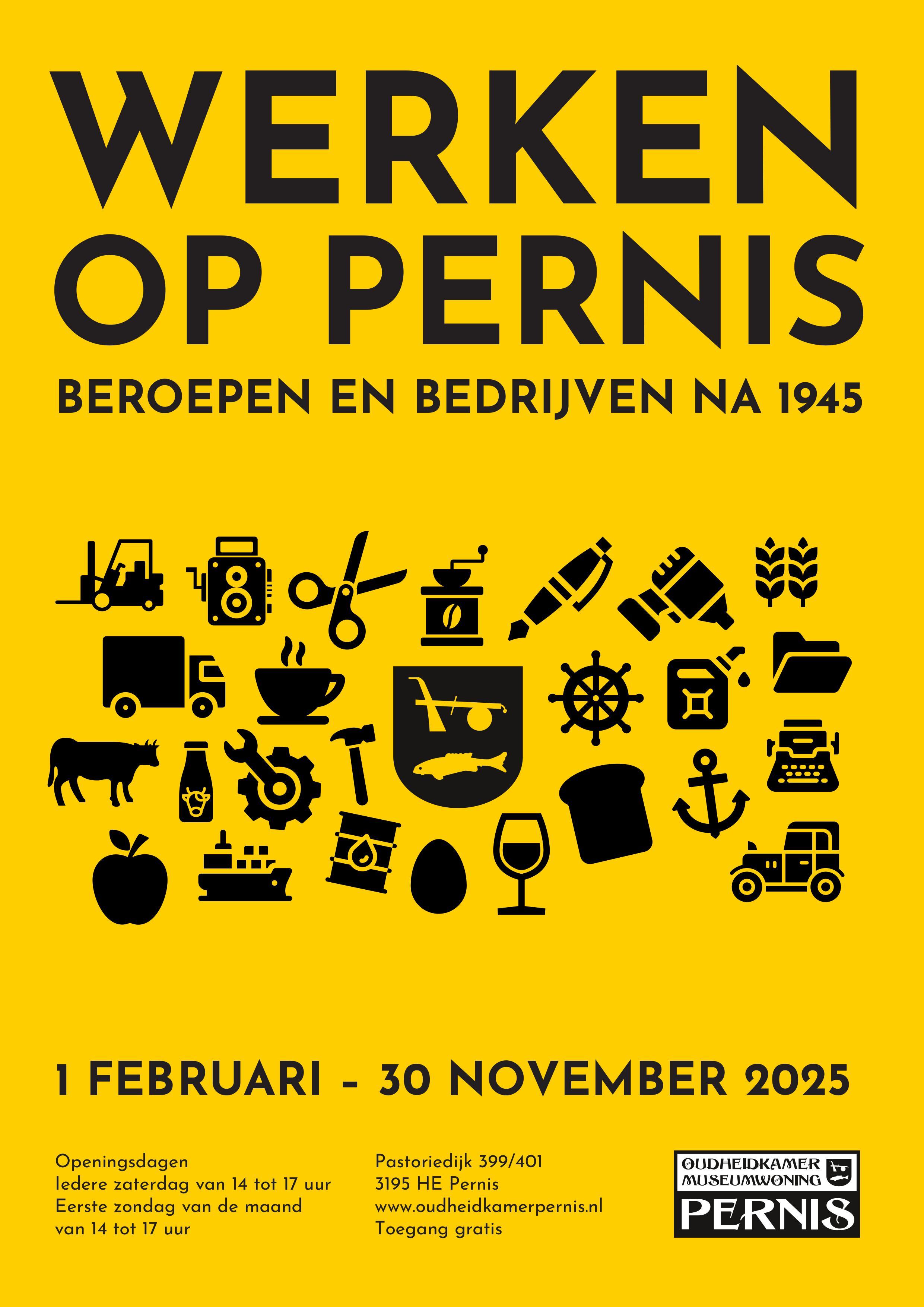 Poster werken op pernis